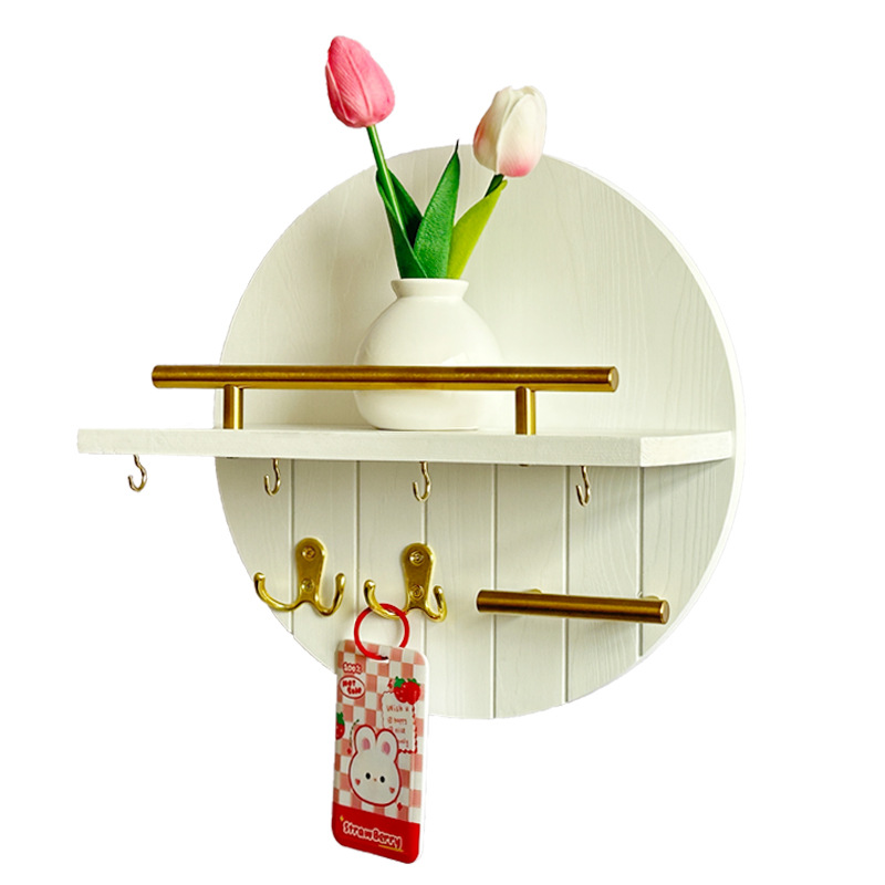 Amazon sala de estar colgante de madera pared colgante de pared estante de almacenamiento colgante de llaves de puerta de entrada marco de madera