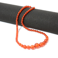 批发冰红玛瑙项链塔链 圆珠串珠项链 跨境直播女士链妈妈链饰品