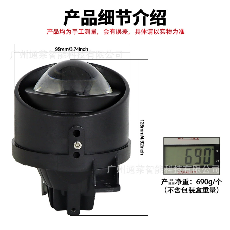 Подходящая для модернизации фонарь-светодиодная LED 55W 3.0-дюйма линза противотуманная лампа High-brightness автомобильные фары для старой модели Great Wall H6 Harvard