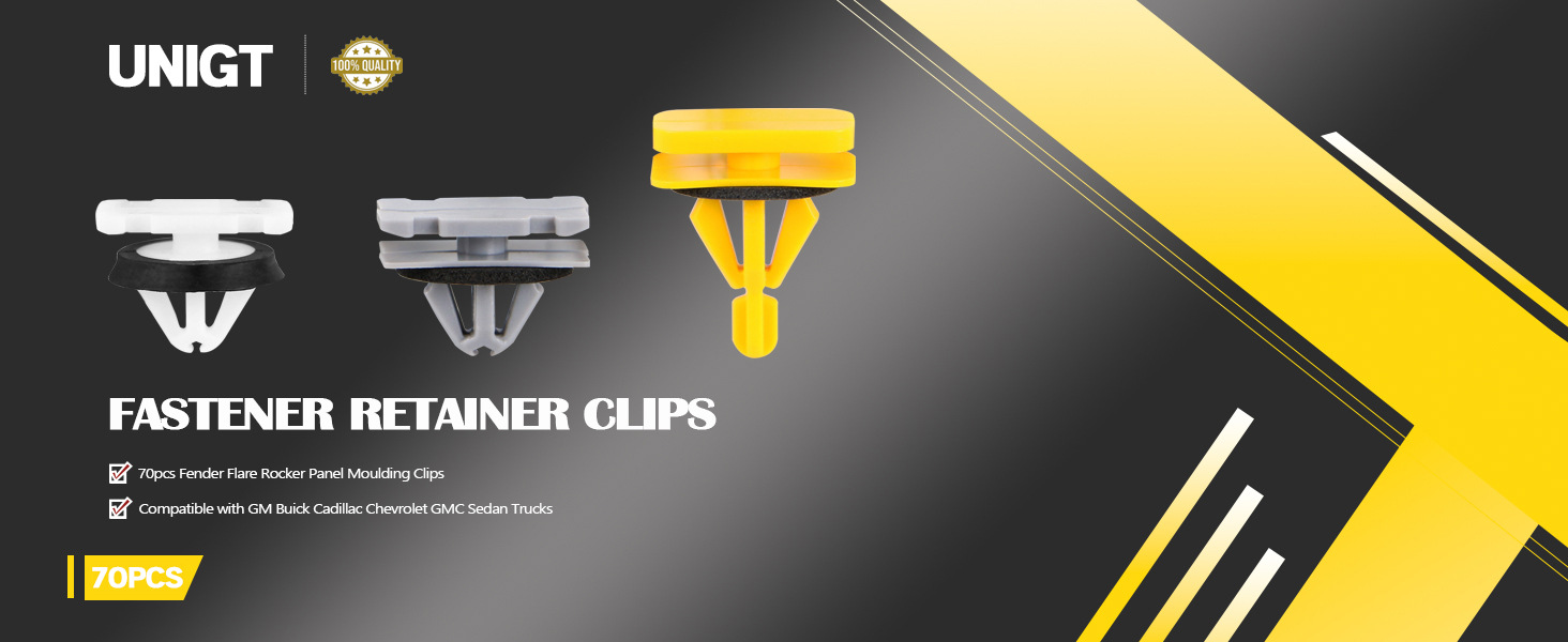 Car Door Side Skirt Fender Flare Retainer Clip