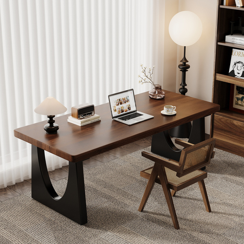 Solid Wood Dining Table, Convertible into a Large Long Desk, Workbench, Large Board Dining Table, Desk, Integrated Conference Table, Office Desk