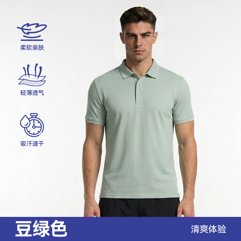 Camiseta casual de tenis transpirable de manga corta para hombres en verano camiseta de maratón polo de fitness al aire libre