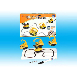 Cross-border hot supply children's electric scribing induction car wholesale parent-child interaction baby scribing induction toy car