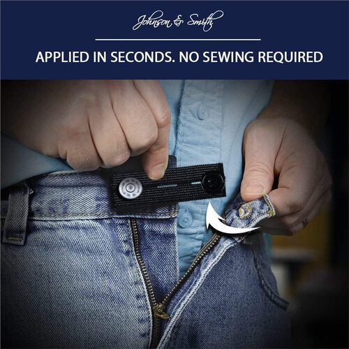 Bestselling Pants Belt Waist Extension Buckle Elastic Band Adjuster Maternity Pants Elastic Adjustment Buckle