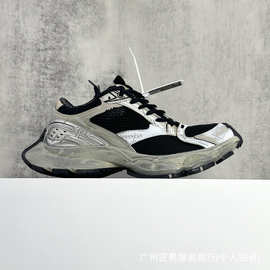 毒家现货25ssB家低帮复古阔型底姥爹风增高潮流百搭休闲慢跑鞋