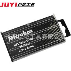 クロスボーダー20pc全研削高速鋼ミニ麻花ドリルマイクロドリル20本プラスチックボックス電気ドリル穴開けセット
