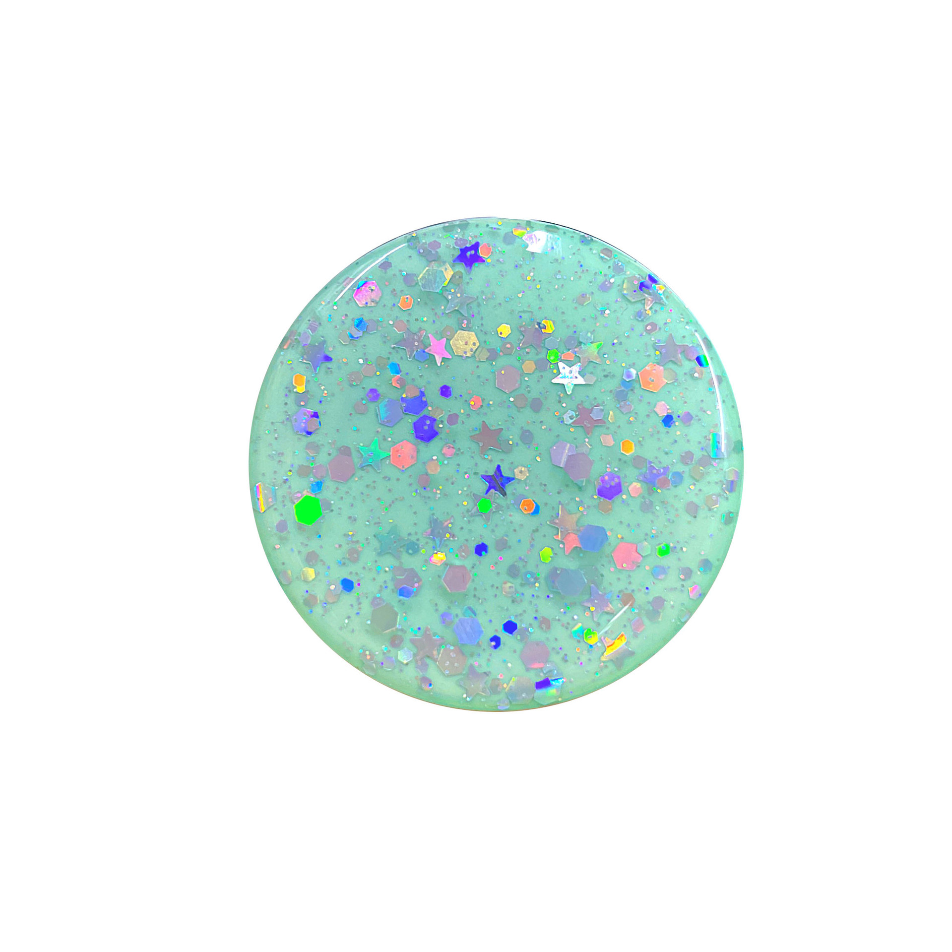 8g Weight Universal Applicable Brands Airbag Bracket Classification Epoxy Material Colorful, Starry Sky Pattern Shiny Style Colorful Starry Sky Epoxy Shiny Universal Airbag Bracket 26