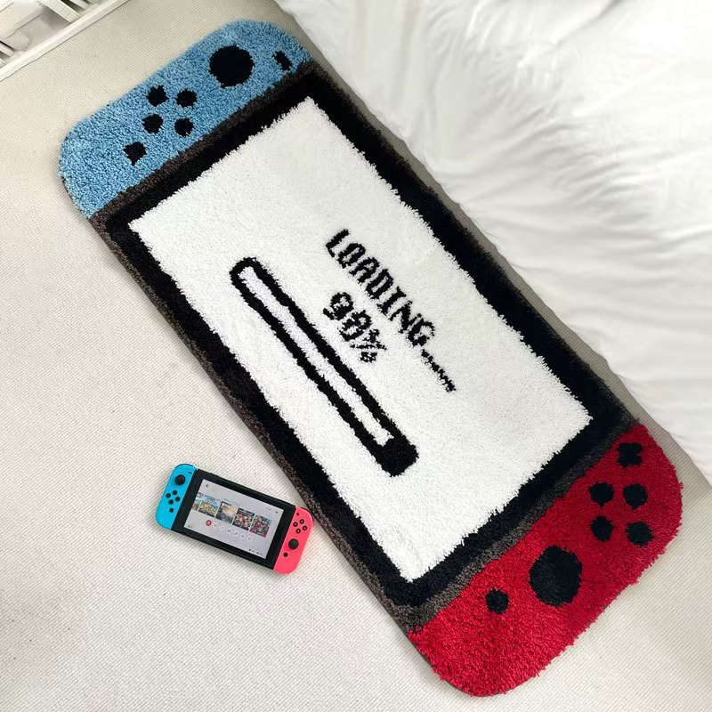 Loading Bay Window Mat Bedroom Creative Foot Mat Room E-Sports Room Handle Floor Mat Game Machine Side Mat Carpet