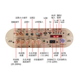 Новая плата усилителя мощности D90, 2,1-канальная плата усилителя мощности Bluetooth с высоким басом, сабвуфер, материнская плата усилителя высокой мощности