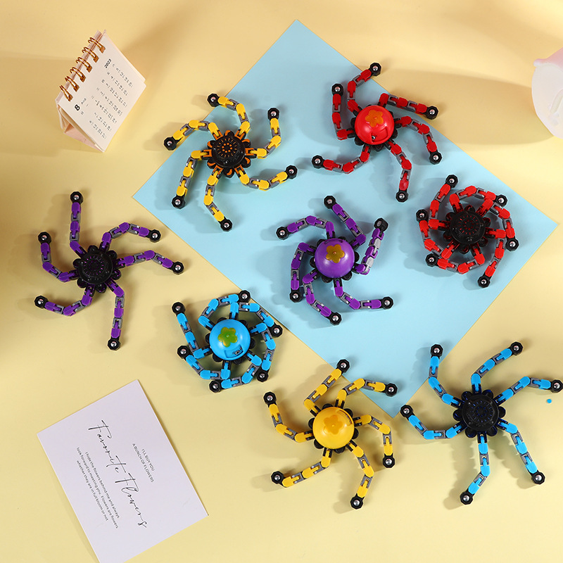 Douyin's Same Decompression Fingertip Gyro DIY Versatile Rotating Mechanical Gyro Creative Kidsren's Educational Family Toy