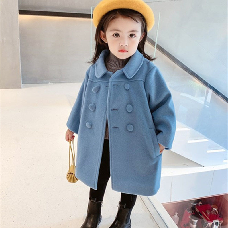 Casual Solid Color Polyester Girls Outerwear display picture 2