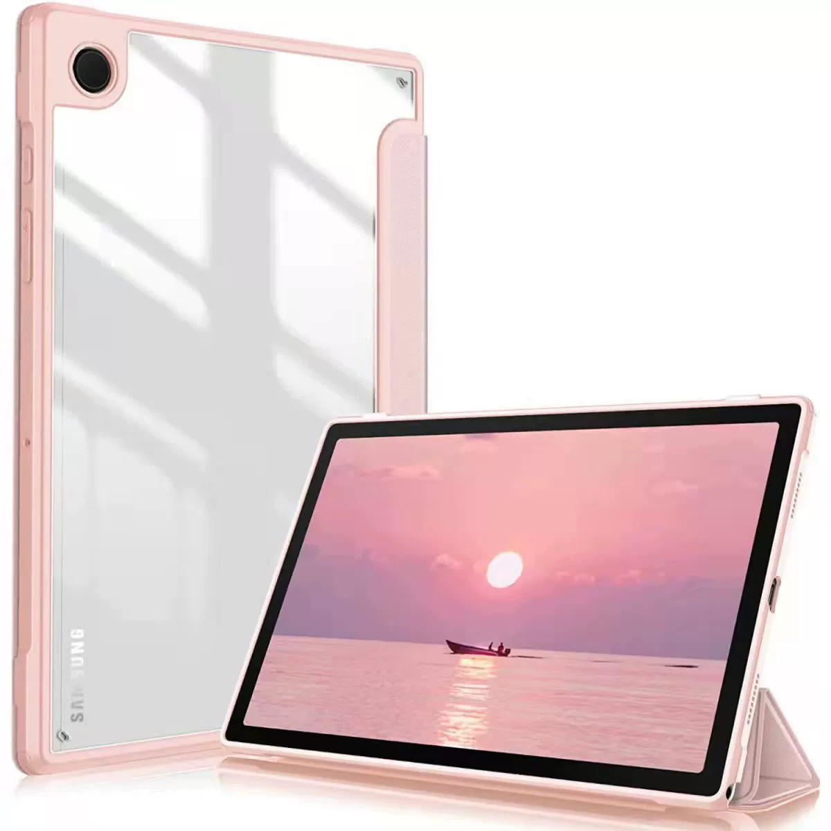 Совместимый планшет/ноутбук Samsung, прозрачный защитный чехол, x200