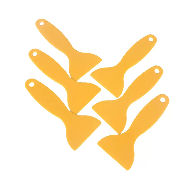 手帐贴纸防翘边专用小黄铲硬刮板工具汽车贴膜三角刮板塑料小刮刀