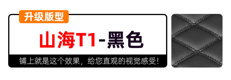 Jietu Shanhai T1 Trunk Mat 25-26 Model Car Interior Accessories Eco-Friendly Modified Full Coverage Trunk Mat