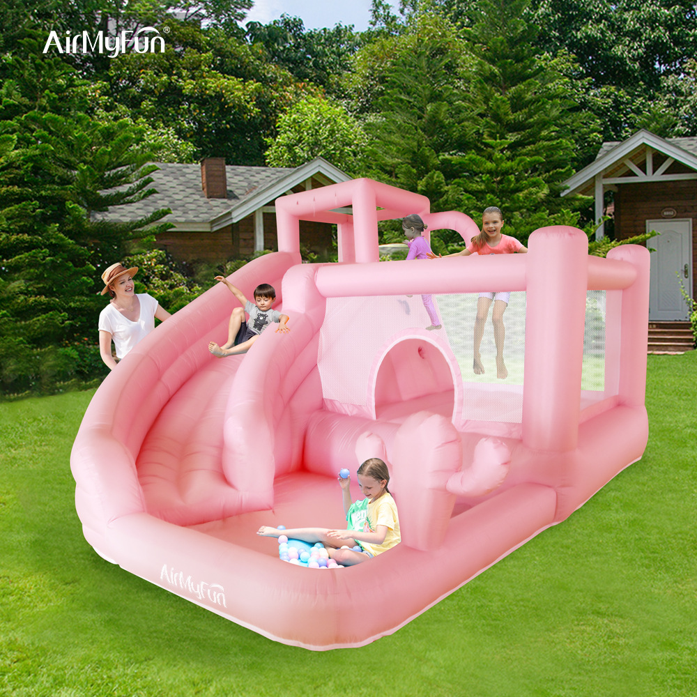 Boda castillo inflable boda infantil cama de salto boda Rosa Castillo boda cama de salto castillo inflable cama de salto