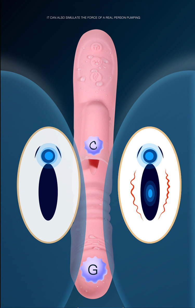 Fully Automatic Vibrating Massage Stick for Women, Electric Button Control, ABS Body — detail image 40