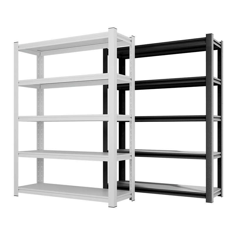 Estante de almacenamiento rack de almacenamiento de múltiples capas sala de almacenamiento del hogar almacén balcón ángulo de acero supermercado almacenamiento de hierro estante de almacenamiento