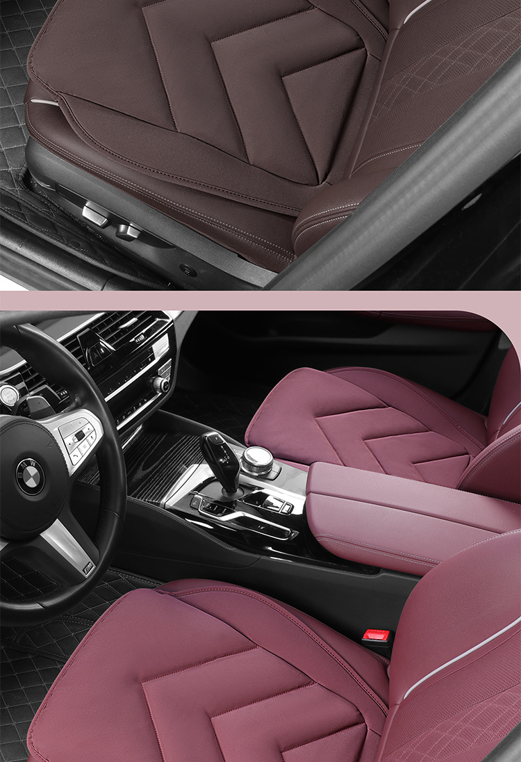 Autumn and winter cold-proof skin-friendly warm car seat cushion suede filling down car cushion thickened wear-resistant saddle pad