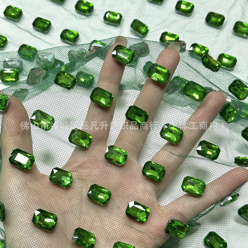 Fabricante al por mayor de la industria pesada de vidrio taladro de tela de taladro en caliente Europa y América transfronteriza vestido de noche tela de vestido image 1