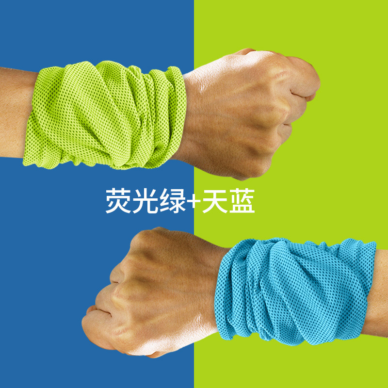 冷感手首汗拭きタオル運動腕保護薄手男女フィットネス汗吸収ランニングテニス腕保護バドミントン腕タオル|undefined