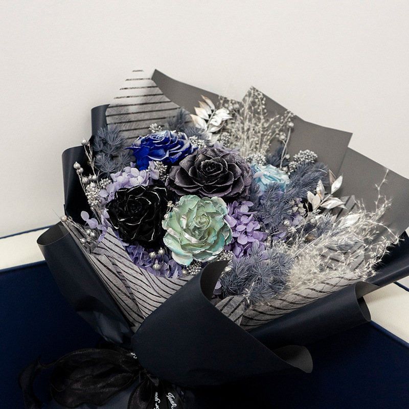Yunnan Yongsheng ramo de flores al por mayor Rosa creativa flor seca chino Día de San Valentín regalo para novia madre