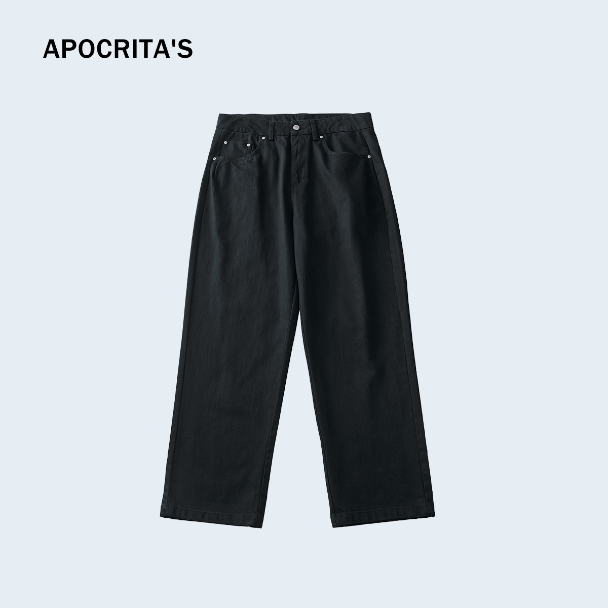 Sin devoluciones ni cambios【Liquidación por tiempo limitado a un precio súper bajo】Pantalones casuales holgados y rectos para hombre APO, para otoño e invierno
