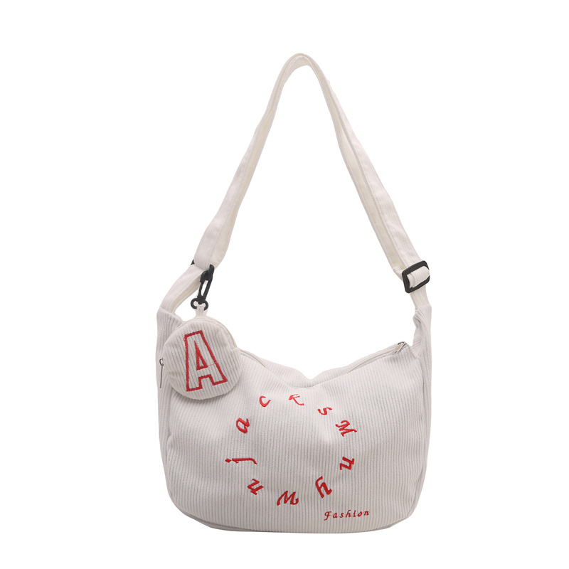 2024 invierno nuevo diseño de nicho bolso de alta capacidad bolso de hombro de moda simple bolso de mensajero de ocio de estilo occidental