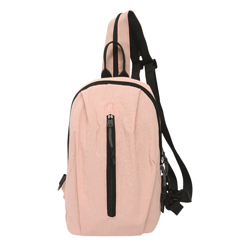 Nuevo estilo pequeño y fresco bolso de mensajero de pareja para hombres y mujeres, mochila de moda simple, mochila de ocio al aire libre de ciclismo multifuncional