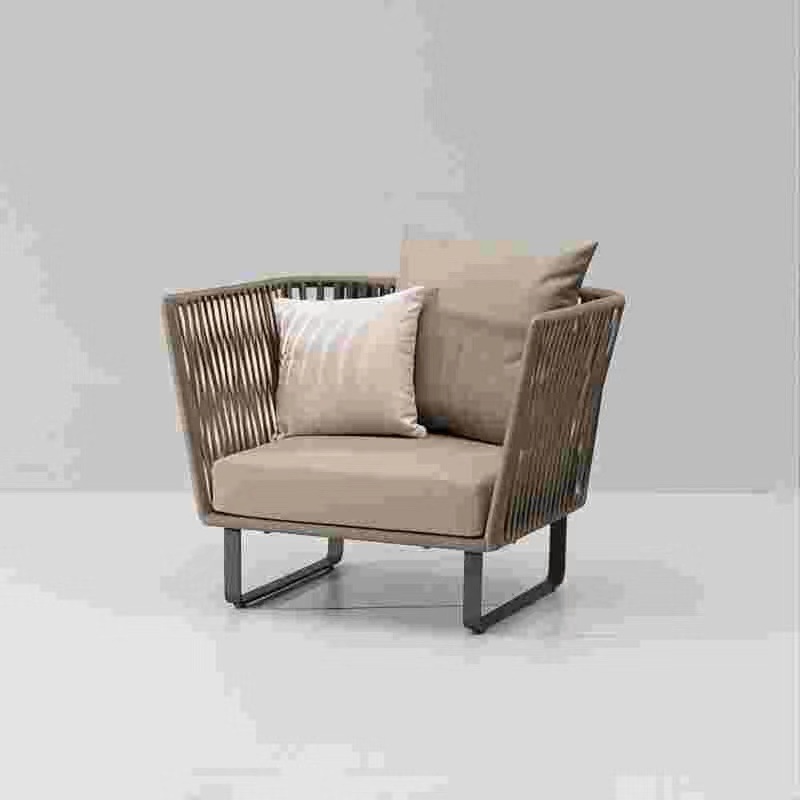 Ocio al aire libre sofá de caña jardín sala de estar piscina terraza muebles casa de alojamiento casa de sol patio tela de caña arte de caña