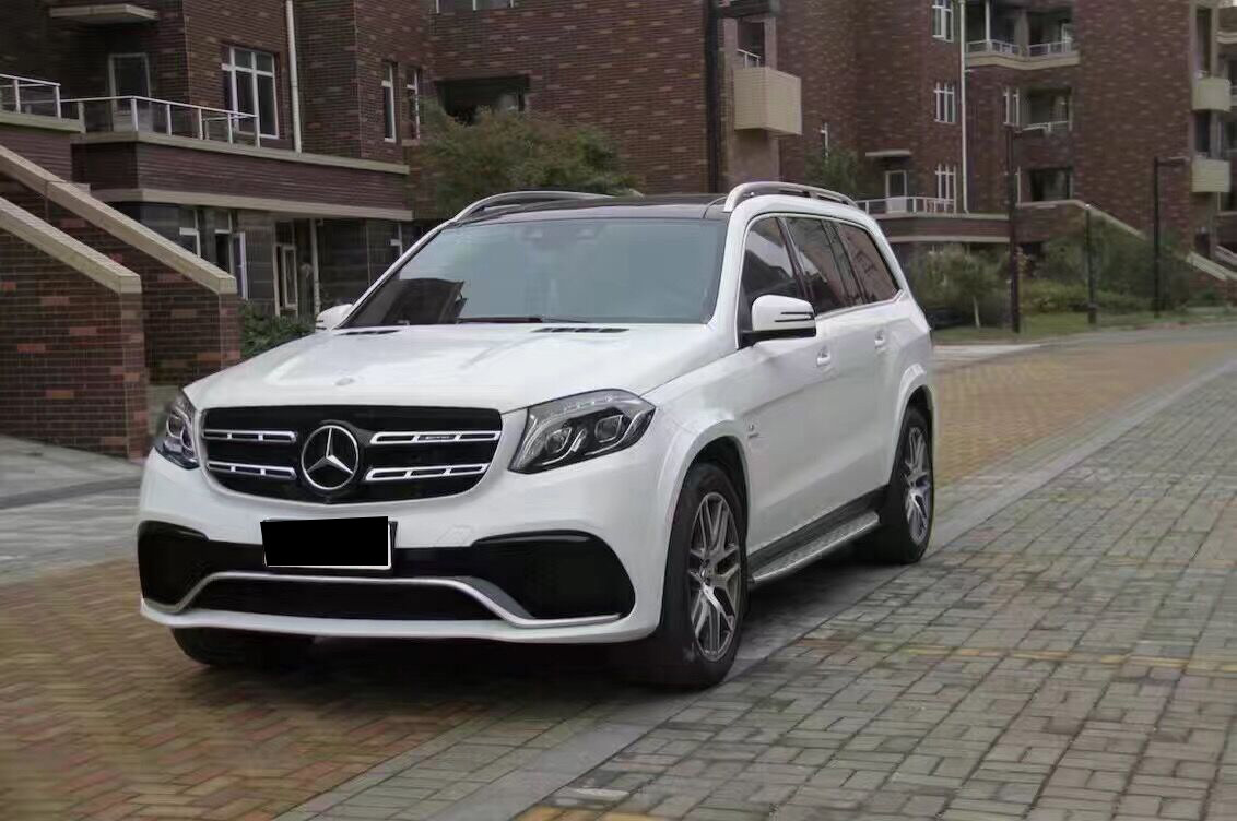 Suitable for Mercedes-Benz X166 upgrade to GLS63 AMG body kit, front and rear bumpers, wheel arches, rear lip, exhaust tip modification parts wholesale