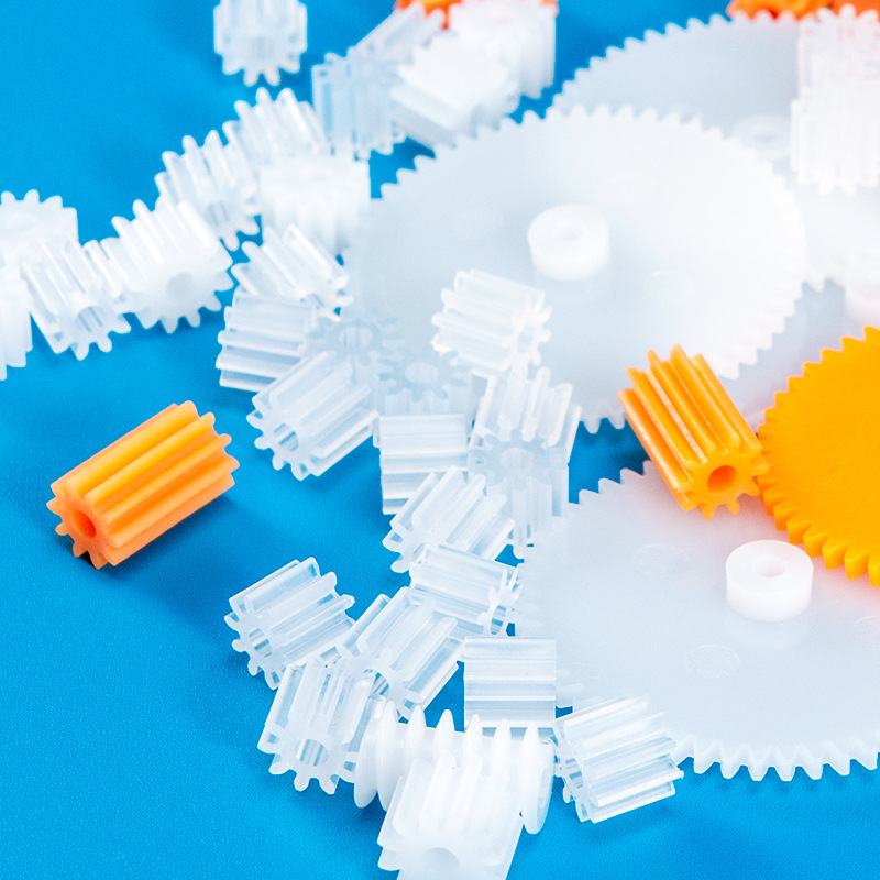 Motor suave con engranaje recto y tornillo sin fin accesorio didáctico para modelos de coche