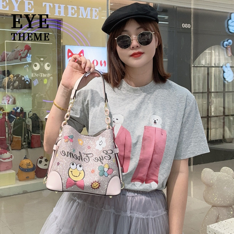 Mujeres impresión de moda bolsas de graffiti bolsas de mano PU bolsas clásicas 2741 #