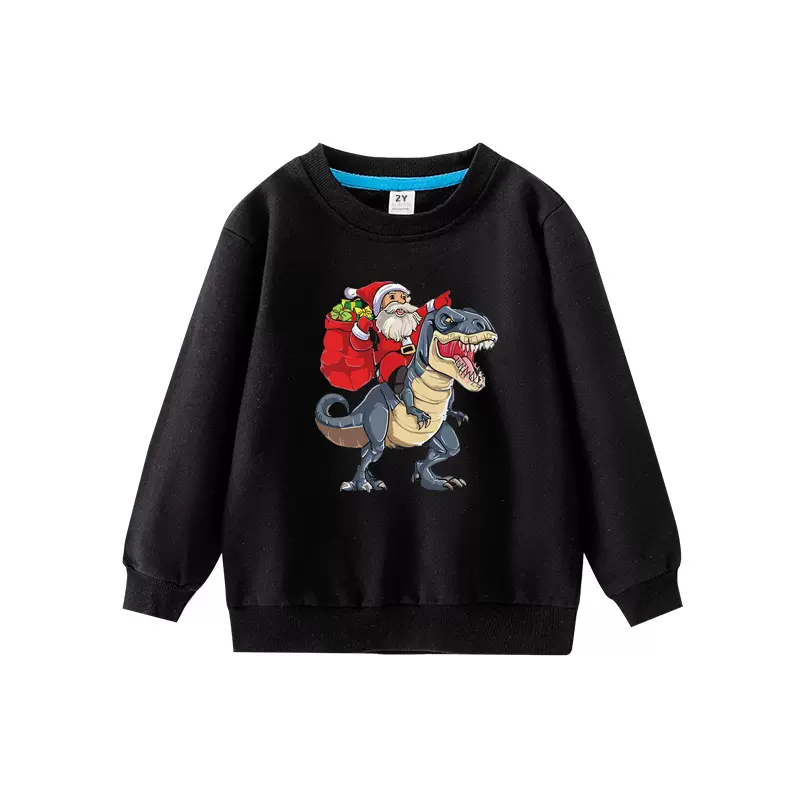 童装儿童套头卫衣 2024 春季时尚秋款小外套跨境专供新款上衣圣诞