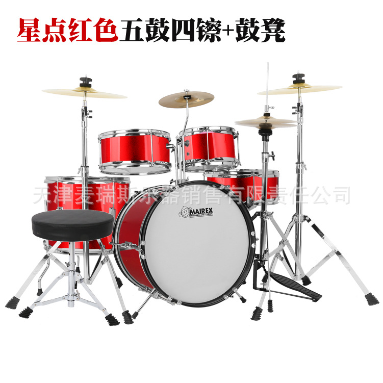 Niños estantes batería principiante jazz batería iniciación temprana música percusión regalos para niños 2 - 15 años