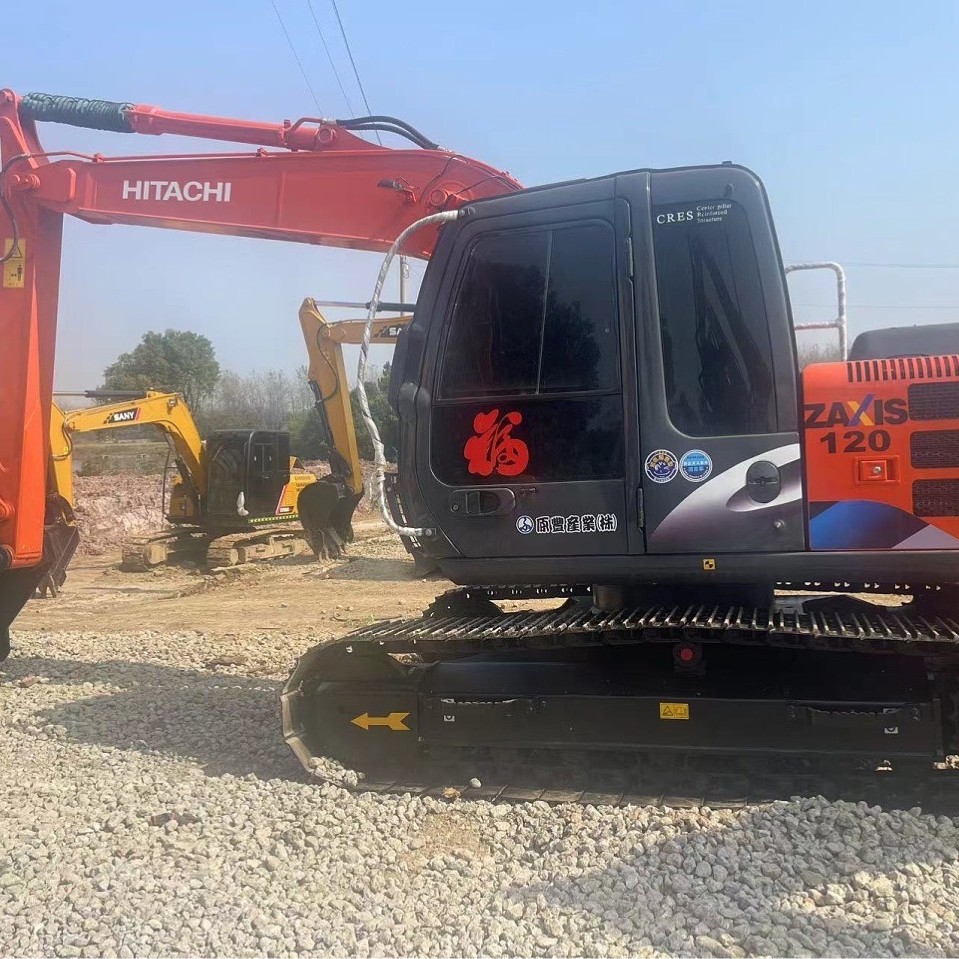 Exportación de línea nacional y extranjera de segunda mano Hitachi 120 excavadora 130 140 150 excavadora importada