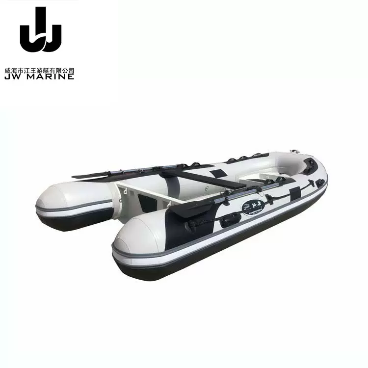 江王游艇380铝合金底壳橡皮艇RIB户外野营水上运动娱乐运输冲锋舟