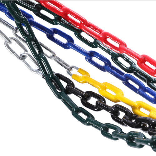Specialized Extended Chain Swing Accessory Kit with Plastic Chain and Rope for Outdoor Toys, Hanging, Dipped Plastic Steel Chain Rocking Chair and Cradle