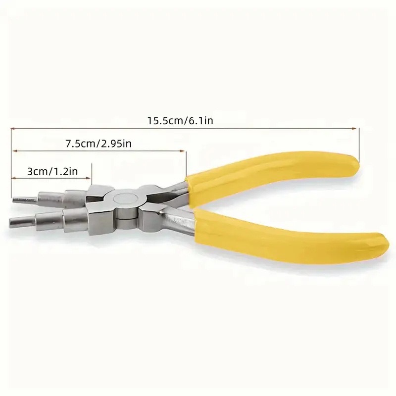 [6단 와이어 와인딩 플라이어] 노란색