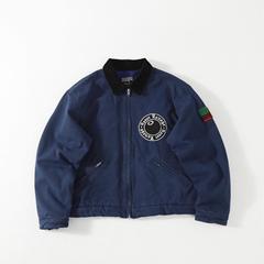 Stussy✖️Denim Tears 25联名棉花图案重工水洗保暖抗风牛仔夹克