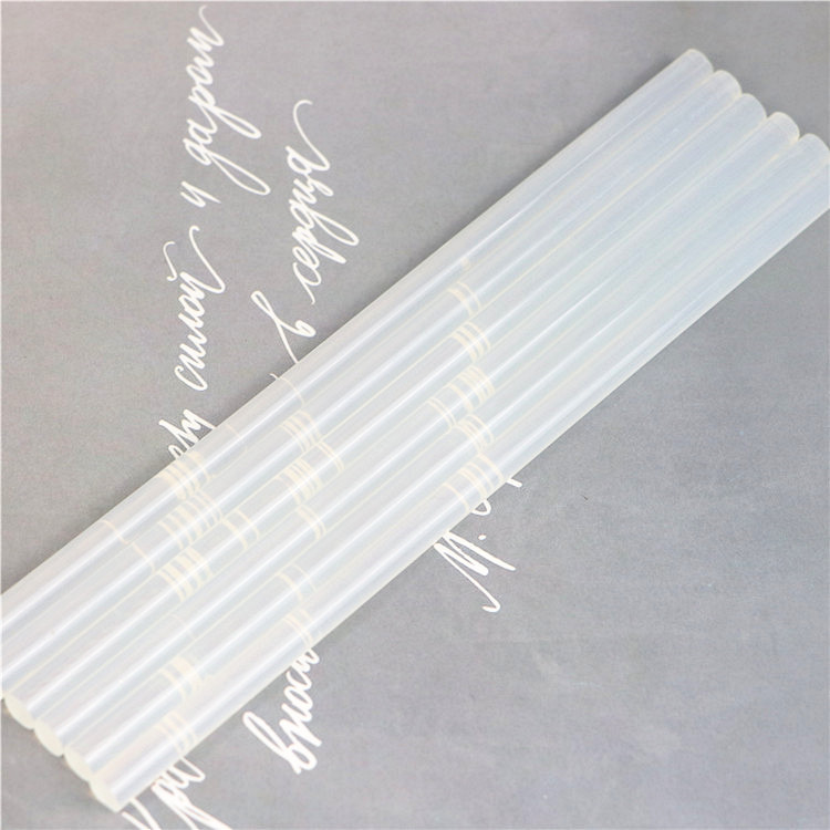 畅销7毫米高粘度白色热熔胶棒25厘米胶枪热熔胶手工发饰材料