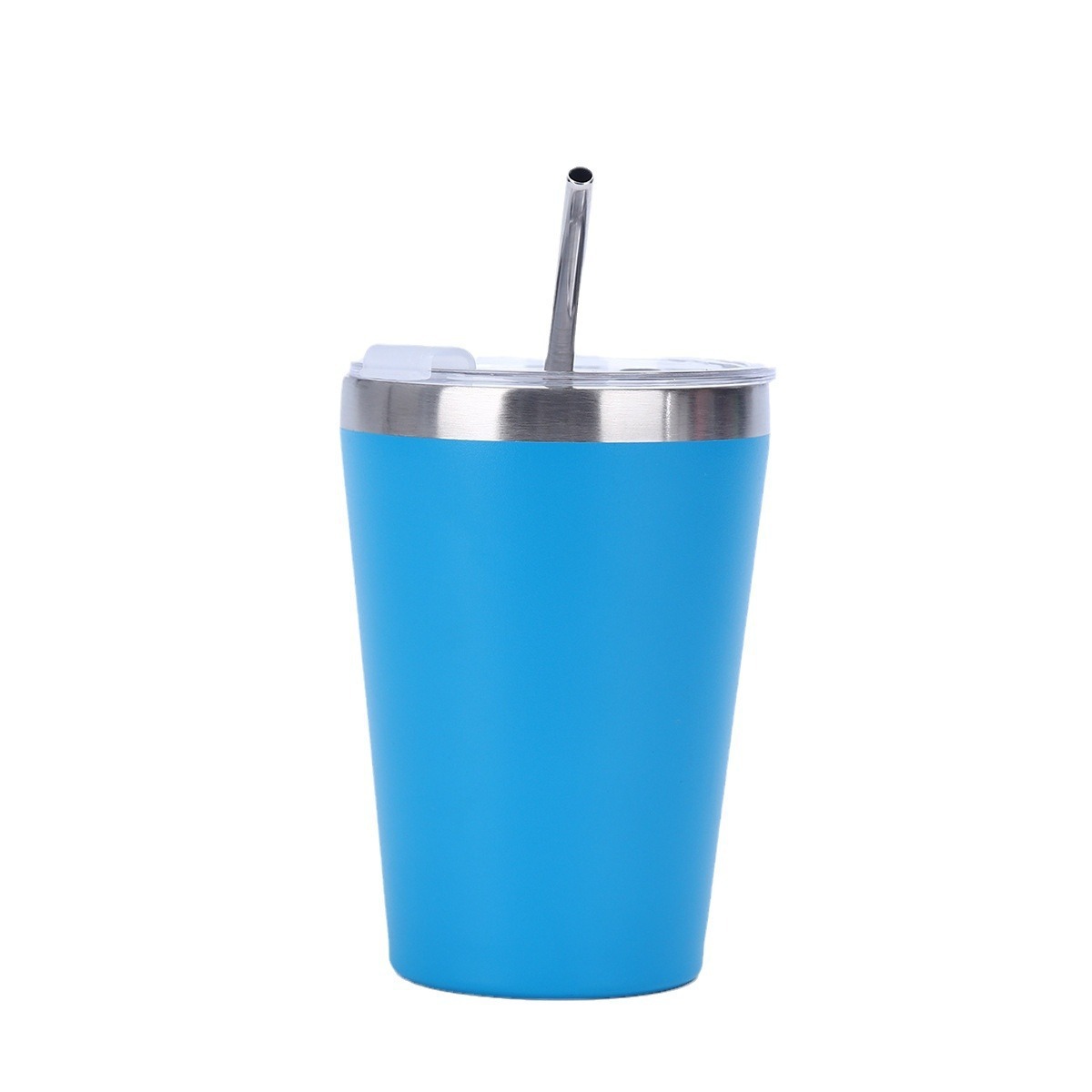 Transfronterizo simple taza de automóvil de 12oz 304 taza de acero inoxidable de doble capa vacío taza portátil logo personalizado