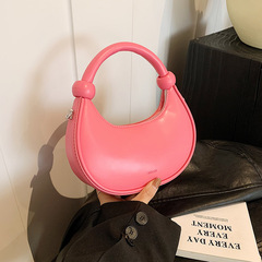 韓國ins時尚手拎豌豆包女2024夏季新款簡約單肩包小眾斜挎包