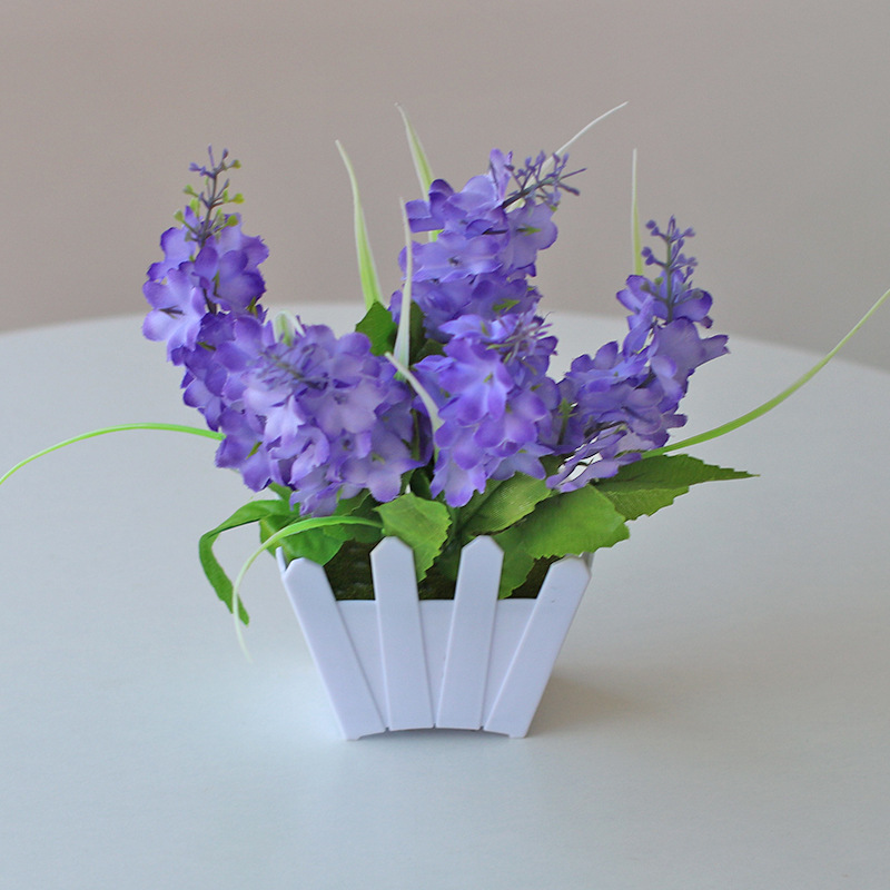 Planta artificial bonsai eucalipto Lysiana flor artificial planta verde Planta artificial decoración del hogar Fuente de la fábrica