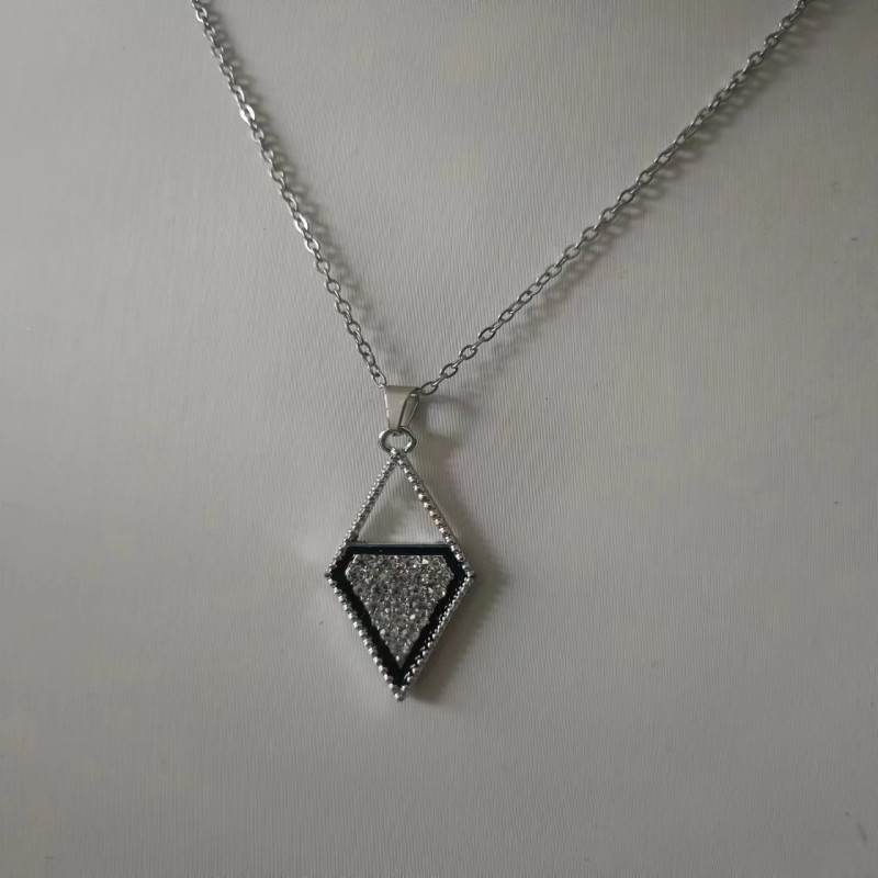 Exquisite Pendant Necklace Korean Style Micro Inlaid Versatile_voghion.com