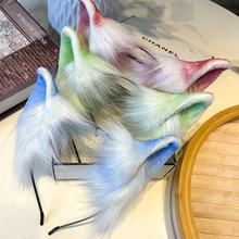 发箍女手作cosplay兽耳套装道具狐狸耳朵头箍配饰猫耳朵发饰饰品