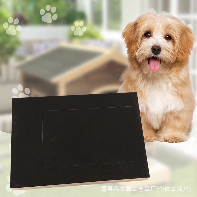 Inventario de madera tirado de perro agarrar tablero de reparación de garras de perro no desgaste tablero de raspado papel de lija para artículos de mascotas image 5