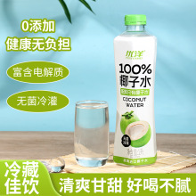 100%纯椰子水0添加天然电解质0脂肪饮料整箱水1L椰汁果汁饮品