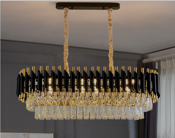 Lámpara de hotel a gran escala, araña de cristal personalizada, lámpara de cristal artesanal, lámpara de cristal en forma de pez, lámpara de Zhongshan, araña grande