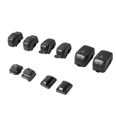 Motorcycle Accessories Car Switch Button Replacement Decorative Cover Harley Motorcycle Modified Switch Button Decorative Cover (Motorcycle Safety Supplies) - key-black