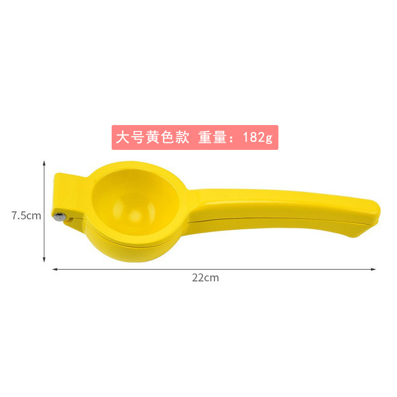 Exprimidor manual de limón de clip en stock, herramienta compacta para exprimir frutas, suministro directo de fábrica